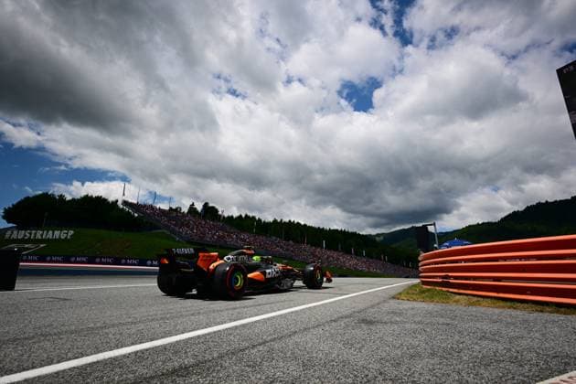F1 Grand Prix of Austria - Qualifying Lando Norris of the McLaren F1 Team drives during qualifying in the 12th round of the Formula 1 World Championship, WM, Weltmeisterschaft at the Red Bull Ring in Spielberg, Styria, Austria, on June 28, 2025. Spielberg Styria Austria  Copyright: xAndreaxDiodatox originalFilename:diodato-formula1250628_np63l.jpg