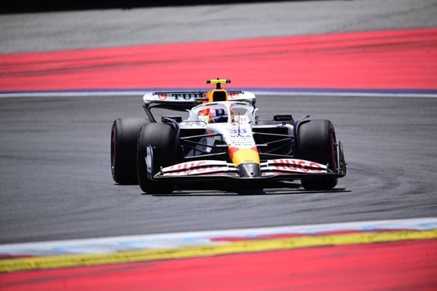 F1 Grand Prix of Austria - Qualifying Liam Lawson of Visa Cash-Up Racing Bulls drives during qualifying for the 12th round of the Formula 1 World Championship, WM, Weltmeisterschaft at Red Bull Ring in Spielberg, Styria, Austria, on June 28, 2025. Spielberg Styria Austria  Copyright: xAndreaxDiodatox originalFilename:diodato-formula1250628_npigT.jpg