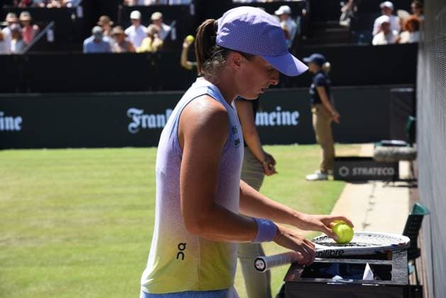 28 06 2025 Bad Homburg OPEN 2025 Womens Tennis Tournament WTA FINAL Jessica Pegula USA vs Iga Swiatek POL Picture shows Iga Swiatek POL