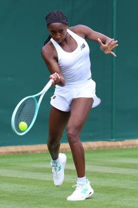 Sport Bilder des Tages June 28, 2025, London, Celestynow, England: COCO GAUFF of USA during the practice session before the Championships 2025 at Wimbledon AELTC in London. London England - ZUMAc278 20250628_zsp_c278_001 Copyright: xMarcinxCholewinskix