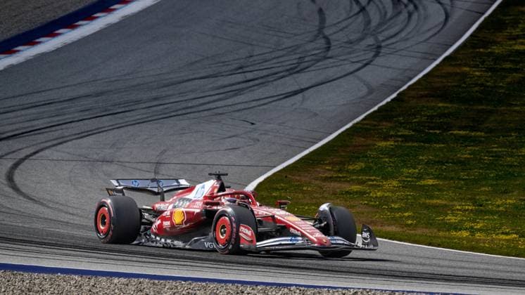 NÂ°16 Charles Leclerc MC Scuderia Ferrari HP during MSC Cruises Austrian Grand Prix 2025 Qualifying, Formula 1 Championship in Austria, Austria, June 28 2025  Copyright: xOttoxMoretti IPAxSportx xipa-agency.netx xx IPA_59592288 IPA_Agency_IPA59592288