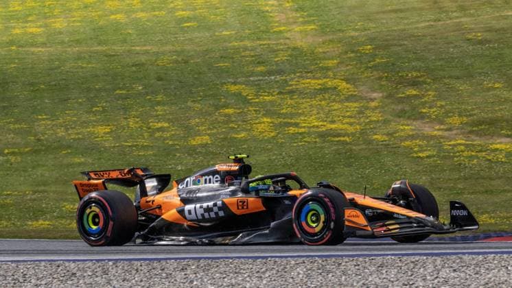 NÂ° 4 Lando Norris GBR McLaren Formula 1 Team during MSC Cruises Austrian Grand Prix 2025 Qualifying, Formula 1 Championship in Austria, Austria, June 28 2025  Copyright: xOttoxMoretti IPAxSportx xipa-agency.netx xx IPA_59592501 IPA_Agency_IPA59592501