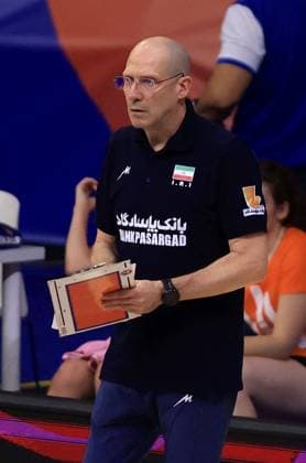 28.06.2025 Belgrade(Serbia) Germany-Iran Men s Volleyball Nations League Roberto Piazza Iran coach :