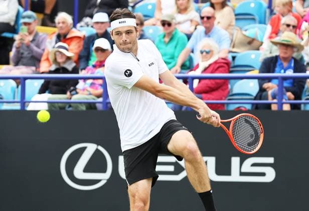 TENNIS - Eastbourne Open EASTBOURNE,ENGLAND,28.JUN.25 - TENNIS - ATP, Tennis Herren World Tour, Eastbourne Open. Image shows Taylor Fritz (USA)  GEPAxpictures xAlanxGrieves