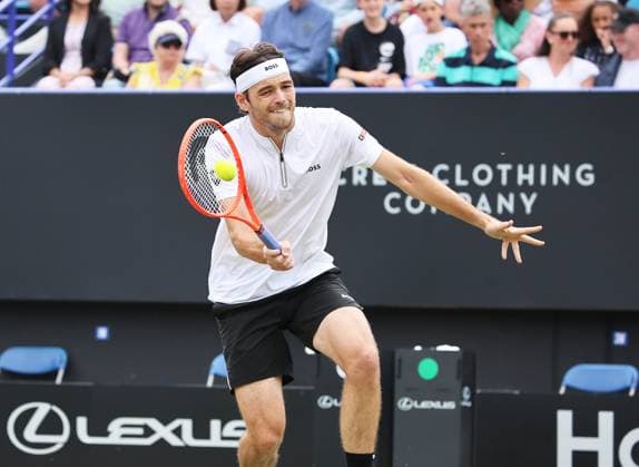 TENNIS - Eastbourne Open EASTBOURNE,ENGLAND,28.JUN.25 - TENNIS - ATP, Tennis Herren World Tour, Eastbourne Open. Image shows Taylor Fritz (USA)  GEPAxpictures xAlanxGrieves