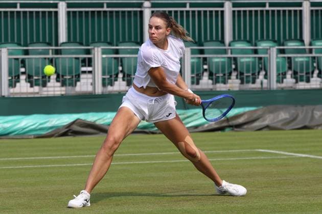 TENIS WIMBLEDON 2025 LONDYN 280625 N Z MAGDA LINETTE PODCZAS TRENINGU MARCIN CHOLEWINSKI NEWSPIX.PL TENNIS WIMBLEDON 2025 LONDON 28062025 MAGDA LINETTE DURING PRACTISE SESSION NEWSPIX.PL --- newspix.pl POLAND OUT! 