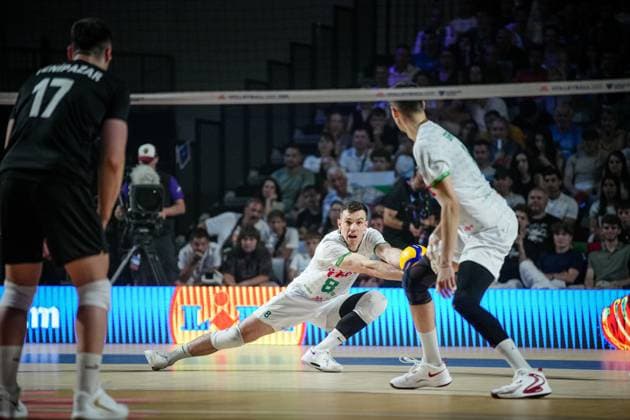 Volleyball - FIVB Men s Volleyball Nations League - Bugaria - Turkey - 28.06.2025 Asparuh Asparuhov in action during Mens Volleyball Nations League in Burgas, VNL Bulgaria Copyright: xYulianxTodorovx