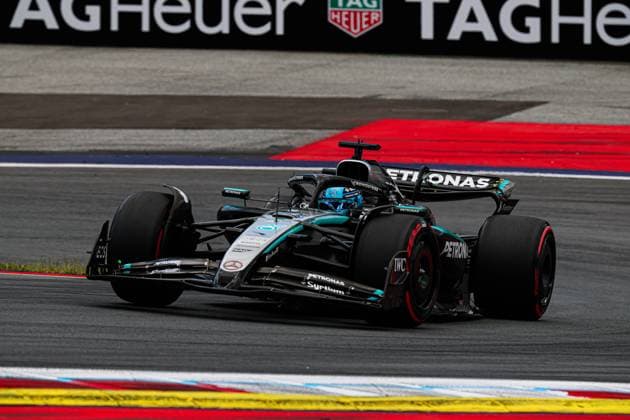June 28, 2025, Spielberg, Styria, Austria: George Russell (GBR) - Mercedes-AMG PETRONAS F1 Team - Mercedes W16 - Mercedes E Performance during Formula 1 MSC Cruises Austrian Grand Prix 2025, Spielberg, Austria, from Jun 26th to 29th - Round 11 of 24 of 2025 F1 World Championship, WM, Weltmeisterschaft Spielberg Austria - ZUMAm217 20250628_zsp_m217_090 Copyright: xAlessioxDexMarcox