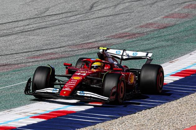 June 28, 2025, Spielberg, Styria, Austria: Lewis Hamilton (GBR) - Scuderia Ferrari - Ferrari SF-25 - Ferrari during Formula 1 MSC Cruises Austrian Grand Prix 2025, Spielberg, Austria, from Jun 26th to 29th - Round 11 of 24 of 2025 F1 World Championship, WM, Weltmeisterschaft Spielberg Austria - ZUMAm217 20250628_zsp_m217_105 Copyright: xAlessioxDexMarcox