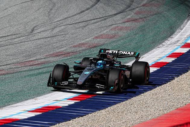 June 28, 2025, Spielberg, Styria, Austria: George Russell (GBR) - Mercedes-AMG PETRONAS F1 Team - Mercedes W16 - Mercedes E Performance during Formula 1 MSC Cruises Austrian Grand Prix 2025, Spielberg, Austria, from Jun 26th to 29th - Round 11 of 24 of 2025 F1 World Championship, WM, Weltmeisterschaft Spielberg Austria - ZUMAm217 20250628_zsp_m217_114 Copyright: xAlessioxDexMarcox