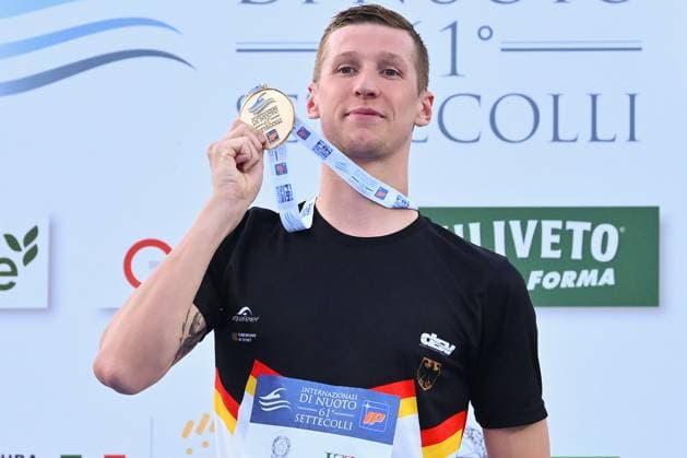 Bilder des Jahres 2025, Sport 06 Juni Sport Bilder des Tages WELLBROCK Florian (GER) wins Men - 1500M FREESTYLE at the Day 3 of 61 Settecolli International Swimming at Foro Italico in Rome, Italy on June 28, 2025  Copyright: xDomenicoxCippitelli IPAxSportx xipa-agency.netx xx IPA_59623163 IPA_Agency_IPA59623163