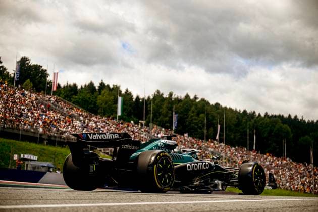 F1 Grand Prix of Austria - Qualifying Lance Stroll of the Aston Martin Aramco Formula One Team drives the Aston Martin AMR25 during free practice at the FIA Formula One World Championship, WM, Weltmeisterschaft F1 Austria Grand Prix in Spielberg, Austria, on June 28, 2025. Spielberg Austria  Copyright: xLucaxBarsalix originalFilename:barsali-notitle250628_npIgw.jpg