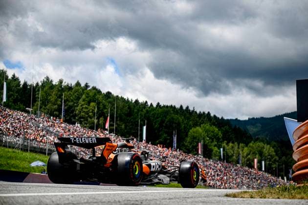 F1 Grand Prix of Austria - Qualifying Oscar Piastri of the McLaren Formula 1 Team drives the McLaren Mercedes MCL39 during free practice at the FIA Formula One World Championship, WM, Weltmeisterschaft F1 Austria Grand Prix in Spielberg, Austria, on June 28, 2025. Spielberg Austria  Copyright: xLucaxBarsalix originalFilename:barsali-notitle250628_npy7d.jpg