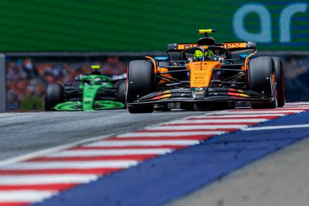 F1 Grand Prix of Austria - Qualifying Lando Norris of Great Britain and McLaren F1 Team drives during the qualifying session at the Formula 1 MSC Cruises Austrian Grand Prix in Spielberg, Austria, on June 28, 2025. Spielberg Austria  Copyright: xRobertxSzaniszlox originalFilename:szaniszlo-notitle250628_npFwq.jpg