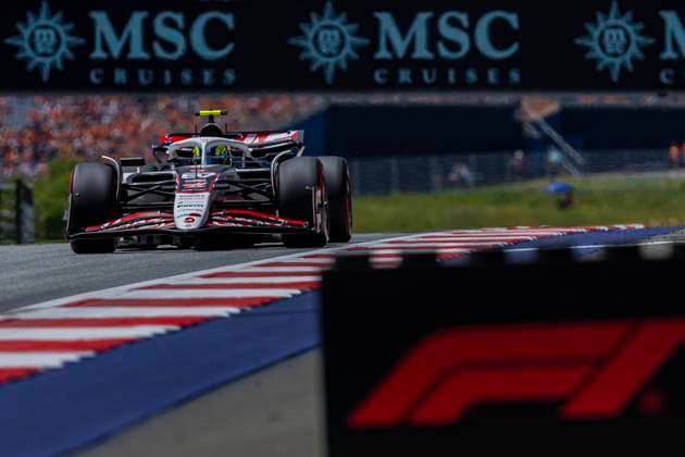 F1 Grand Prix of Austria - Qualifying Oliver Bearman of Great Britain and MoneyGram Haas F1 Team driver goes during the qualifying session at Formula 1 MSC Cruises Austrian Grand Prix in Spielberg, Austria, on June 28, 2025. Spielberg Austria  Copyright: xRobertxSzaniszlox originalFilename:szaniszlo-notitle250628_npoEh.jpg
