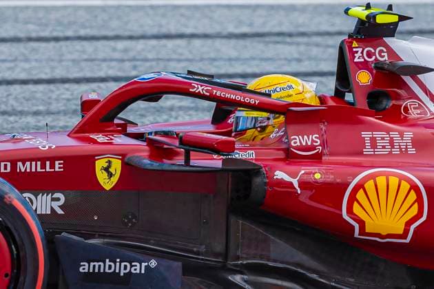 F1 Grand Prix of Austria - Qualifying Lewis Hamilton of Great Britain and Scuderia Ferrari driver participates in the qualifying session at the Formula 1 MSC Cruises Austrian Grand Prix in Spielberg, Austria, on June 28, 2025. Spielberg Austria  Copyright: xRobertxSzaniszlox originalFilename:szaniszlo-notitle250628_npSiA.jpg