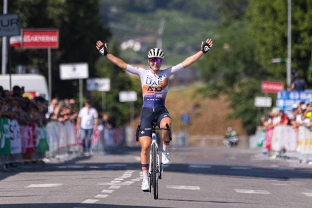 Italian Women s Road cycling, Rad, Radsport, Strasse Championship 2025 - Darfo Boario Terme Elisa Longo Borghini wins the Italian Road Cycling Championship 2025 in Darfo Boario Terme, on June 28, 2025. Darfo Boario Terme Italy  Copyright: xTommasoxBerardix originalFilename:berardi-italianr250628_npxfW.jpg