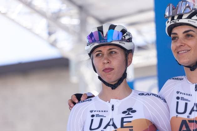 Italian Women s Road cycling, Rad, Radsport, Strasse Championship 2025 - Darfo Boario Terme Silvia Persico participates in the Italian Road Cycling Championship 2025 Team Presentation in Darfo Boario Terme, on June 28, 2025. . Darfo Boario Terme Italy  Copyright: xTommasoxBerardix originalFilename:berardi-italianr250628_np1wP.jpg