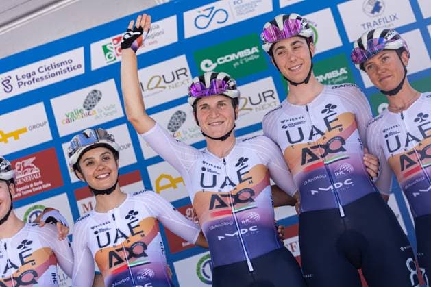 Italian Women s Road cycling, Rad, Radsport, Strasse Championship 2025 - Darfo Boario Terme Elisa Longo Borghini participates in the Italian Road Cycling Championship 2025 Team Presentation in Darfo Boario Terme, on June 28, 2025. , Italy. Darfo Boario Terme Italy  Copyright: xTommasoxBerardix originalFilename:berardi-italianr250628_np41l.jpg
