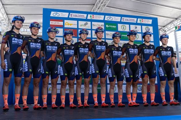 Italian Women s Road cycling, Rad, Radsport, Strasse Championship 2025 - Darfo Boario Terme The Top Girls Fassa Bortolo Team participates in the Italian Road Cycling Championship 2025 Team Presentation in Darfo Boario Terme, on June 28, 2025. . Darfo Boario Terme Italy  Copyright: xTommasoxBerardix originalFilename:berardi-italianr250628_npG8m.jpg