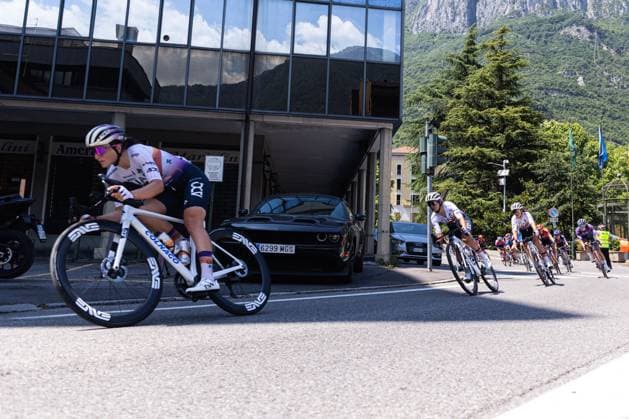 Italian Women s Road cycling, Rad, Radsport, Strasse Championship 2025 - Darfo Boario Terme The UAE ADQ Team participates in the Italian Road Cycling Championship 2025 Laps in Darfo Boario Terme, on June 28, 2025. . Darfo Boario Terme Italy  Copyright: xTommasoxBerardix originalFilename:berardi-italianr250628_npMfD.jpg