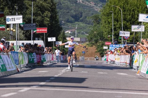 Italian Women s Road cycling, Rad, Radsport, Strasse Championship 2025 - Darfo Boario Terme Elisa Longo Borghini wins the Italian Road Cycling Championship 2025 in Darfo Boario Terme, on June 28, 2025. Darfo Boario Terme Italy  Copyright: xTommasoxBerardix originalFilename:berardi-italianr250628_npxYu.jpg
