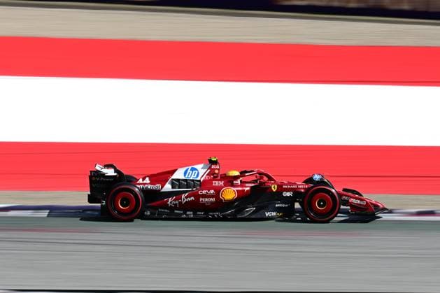 F1 Grand Prix of Austria - Qualifying Lewis Hamilton of Scuderia Ferrari drives during qualifying for the 12th round of the Formula 1 World Championship, WM, Weltmeisterschaft at the Red Bull Ring in Spielberg, Styria, Austria, on June 27, 2025. Spielberg Styria Austria  Copyright: xAndreaxDiodatox originalFilename:diodato-formula1250627_nppyj.jpg