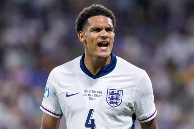 UEFA U21 European Championship, final England Germany 28 06 2025 Jarell Quansah England, 4 cheers during the UEFA U21 European Championship final match England Germany, on 28 06 2025, National Football Stadium, Bratislava, Slovakia Copyright: xBEAUTIFULxSPORTS Meuselx