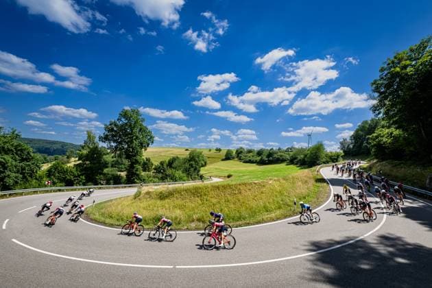 Name National Championships Road Cycling 2025 RR Name GER CANYON SRAM ZONDACKYPTO CSZ GER Landscape horizontal Landscape Event Event National Championships Road Cycling Category Category Cycling Road Cycling Elite Women Location Location Europe Germany Rhineland Palatinate Start Linden Finish Linden Rhineland Palatinate Discipline Road Race RR National Championships Distance 118 8 km Date Date 28 06 2025 Saturday
