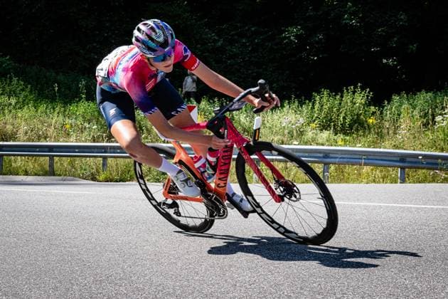 MESSEMER Joëlle Amílie National Championships Road Cycling 2025 RR MESSEMER Joëlle Amílie GER CANYON SRAM ZONDACKYPTO CSZ GER Landscape horizontal Landscape Event Event National Championships Road Cycling Category Category Cycling Road Cycling Elite Women Location Place Europe Germany Rhineland Palatinate Start Linden Finish Linden Rhineland Palatinate Discipline Road Race RR National Championships Distance 118 8 km Date Date 28 06 2025 Saturday