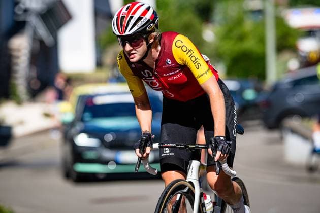 LUDWIG Hannah National Championships Road Cycling 2025 RR LUDWIG Hannah GER COFIDIS WOMEN TEAM CWT FRA Landscape horizontal Landscape Event Event National Championships Road Cycling Category Category Cycling Road Cycling Elite Women Location Location Europe Germany Rhineland Palatinate Start Linden Finish Linden Rhineland Palatinate Discipline Road Race RR National Championships Distance 118 8 km Date Date 28 06 2025 Saturday