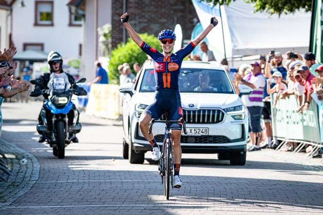 Bilder des Jahres 2025, Sport 06 Juni KOCH Franziska: National Championships Road cycling, Rad, Radsport, Strasse 2025 - RR KOCH Franziska ( GER ) TEAM PICNIC POSTNL ( TPP ) - NED Querformat - quer - horizontal - Landscape - Event Veranstaltung: National Championships - Road Cycling - Category Kategorie: Cycling - Road Cycling - Elite Women - Location Ort: Europe Germany - Rheinland Pfalz - Start: Linden - Finish - Linden ( Rheinland Pfalz ) - Discipline: Road Race ( RR ) - National Championships - Distance: 118.8 km - Date Datum: 28.06.2025 Saturday - *** KOCH Franziska National Championships Road Cycling 2025 RR KOCH Franziska GER TEAM PICNIC POSTNL TPP NED Landscape horizontal Landscape Event Event National Championships Road Cycling Category Category Cycling Road Cycling Elite Women Location Location Europe Germany Rhineland Palatinate Start Linden Finish Linden Rhineland Palatinate Discipline Road Race RR National Championships Distance 118 8 km Date Date 28 06 2025 Saturday