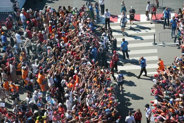 Formula 1 Austrian Grand Prix 2025 29 06 2025, Red Bull Ring, Spielberg, Formula 1 Austrian Grand Prix 2025 , in the picture Charles Leclerc MCO , Scuderia Ferrari HP signs autographs nordphotoxGmbHx xBratic nph00250