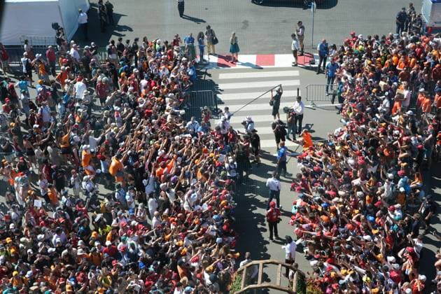 Formula 1 Austrian Grand Prix 2025 29 06 2025, Red Bull Ring, Spielberg, Formula 1 Austrian Grand Prix 2025 , in the picture Charles Leclerc MCO , Scuderia Ferrari HP signs autographs nordphotoxGmbHx xBratic nph00250