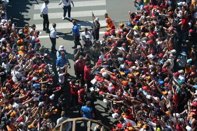 Formula 1 Austrian Grand Prix 2025 29 06 2025, Red Bull Ring, Spielberg, Formula 1 Austrian Grand Prix 2025 , in the picture Charles Leclerc MCO , Scuderia Ferrari HP signs autographs nordphotoxGmbHx xBratic nph00250