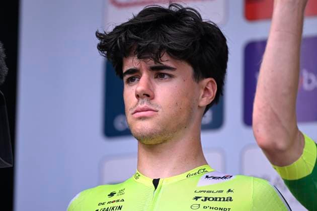 Belgian 2025 National Championship Binche 29 06 2025 BINCHE, BELGIUM - JUNE 29 : Van Petegem Axandre of Wagner Bazin Wb during the Men Elite cycling road race of the Belgian National Championships 2025 an UCI National Championships cycling race of 230 km with start in Binche and finish in Binche on June 29, 2025 in Binche, Belgium, 29 06 2025 ( Motordriver Guy De Vuyst - Binche Belgium  Copyright: xNicoxVereeckenx