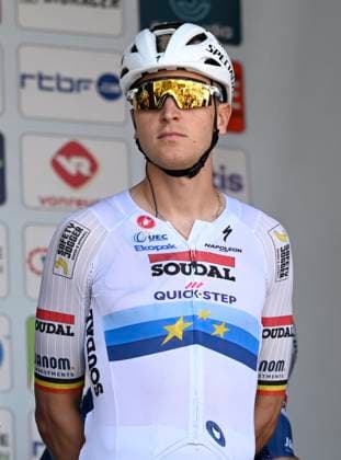 Belgian 2025 National Championship Binche 29 06 2025 BINCHE, BELGIUM - JUNE 29 : Merlier Tim of Soudal Quick-Step during the Men Elite cycling road race of the Belgian National Championships 2025 an UCI National Championships cycling race of 230 km with start in Binche and finish in Binche on June 29, 2025 in Binche, Belgium, 29 06 2025 ( Motordriver Guy De Vuyst - Binche Belgium  Copyright: xNicoxVereeckenx