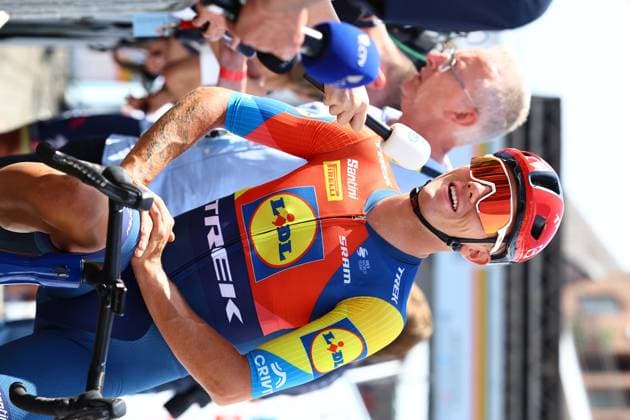 Belgian Thibau Nys of Lidl-Trek pictured before the start of the men s elite road race of the Belgian Cycling Championships, 230km from and to the Grand Place square in Binche on Sunday 29 June 2025. DAVIDxPINTENS  x128048078x