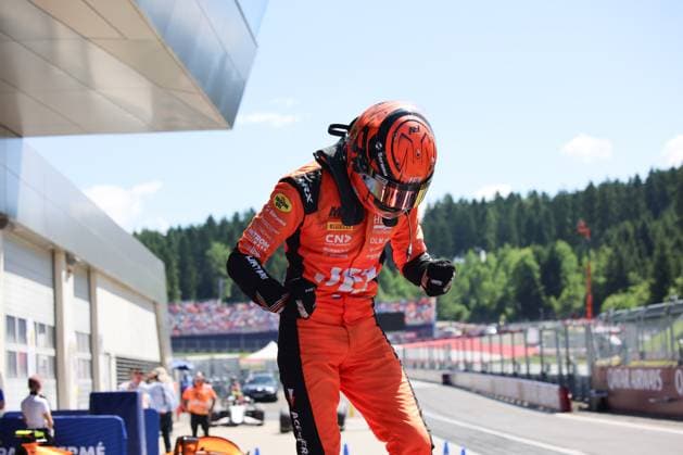 Richard Verschoor MP Motorsport, Formula 2 wins Feature Race, Grand Prix of Austria, Motorsport, Men, Formula 1, 29 06 2025 Spielberg Styria Austria Copyright: xkolbert-press AnnikaxGrafx