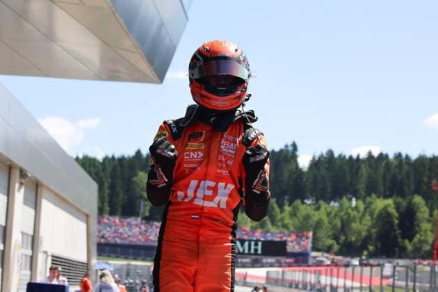 Richard Verschoor MP Motorsport, Formula 2 wins Feature Race, Grand Prix of Austria, Motorsport, Men, Formula 1, 29 06 2025 Spielberg Styria Austria Copyright: xkolbert-press AnnikaxGrafx