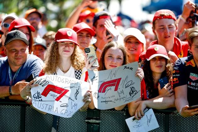 Fans, F1 Grand Prix of Austria at Red Bull Ring on June 29, 2025 in Spielberg, Austria Photo by HOCH ZWEI Spielberg Austria