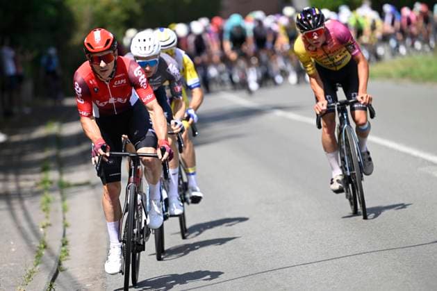 Belgian 2025 National Championship Binche 29 06 2025 BINCHE, BELGIUM - JUNE 29 : De Buyst Jasper of Lotto during the Men Elite cycling road race of the Belgian National Championships 2025 an UCI National Championships cycling race of 230 km with start in Binche and finish in Binche on June 29, 2025 in Binche, Belgium, 29 06 2025 Binche Belgium  Copyright: xNicoxVereeckenx