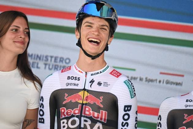29-06-2025 Campionato Italiano; 2025, Red Bull - Bora Hansgrohe; Pellizzari, Giulio; Trieste; 