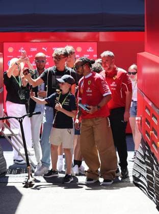 29 06 2025, Red Bull Ring, Spielberg, Formula 1 Austrian Grand Prix 2025 , in the picture Lewis Hamilton GBR , Scuderia Ferrari HP at the drivers parade Photo by Alessandro Martellotta Hasan Bratic DeFodi Images
