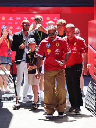 29 06 2025, Red Bull Ring, Spielberg, Formula 1 Austrian Grand Prix 2025 , in the picture Lewis Hamilton GBR , Scuderia Ferrari HP at the drivers parade Photo by Alessandro Martellotta Hasan Bratic DeFodi Images