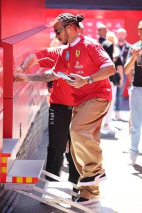 29 06 2025, Red Bull Ring, Spielberg, Formula 1 Austrian Grand Prix 2025 , in the picture Lewis Hamilton GBR , Scuderia Ferrari HP at the drivers parade Photo by Alessandro Martellotta Hasan Bratic DeFodi Images