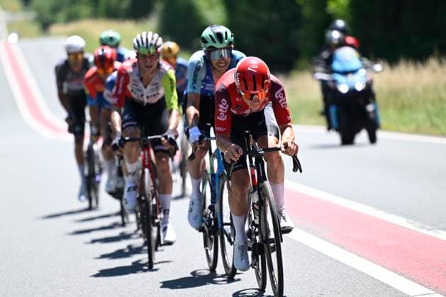 Belgian 2025 National Championship Binche 29 06 2025 BINCHE, BELGIUM - JUNE 29 : Berckmoes Jenno of Lotto during the Men Elite cycling road race of the Belgian National Championships 2025 an UCI National Championships cycling race of 230 km with start in Binche and finish in Binche on June 29, 2025 in Binche, Belgium, 29 06 2025 Binche Belgium  Copyright: xNicoxVereeckenx