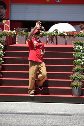 29 06 2025, Red Bull Ring, Spielberg, Formula 1 Austrian Grand Prix 2025 , in the picture Lewis Hamilton GBR , Scuderia Ferrari HP at the drivers parade Photo by Alessandro Martellotta Hasan Bratic DeFodi Images