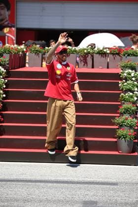 29 06 2025, Red Bull Ring, Spielberg, Formula 1 Austrian Grand Prix 2025 , in the picture Lewis Hamilton GBR , Scuderia Ferrari HP at the drivers parade Photo by Alessandro Martellotta Hasan Bratic DeFodi Images