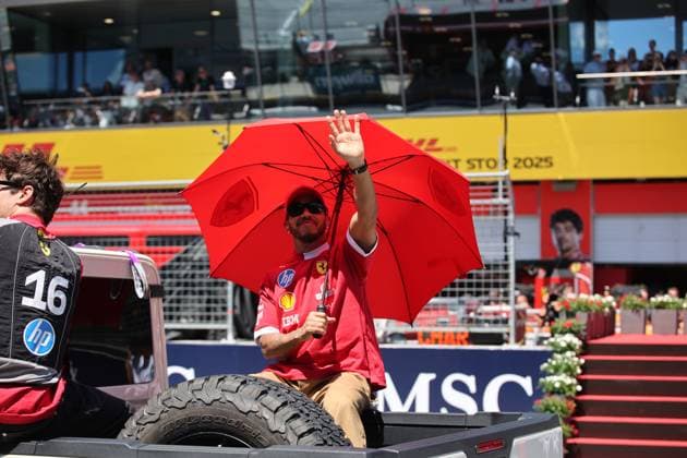 29 06 2025, Red Bull Ring, Spielberg, Formula 1 Austrian Grand Prix 2025 , in the picture Lewis Hamilton GBR , Scuderia Ferrari HP at the drivers parade Photo by Alessandro Martellotta Hasan Bratic DeFodi Images